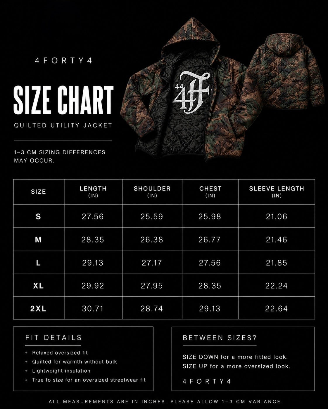 Pain To Purpose Quilted Utility Jacket Pre-Order