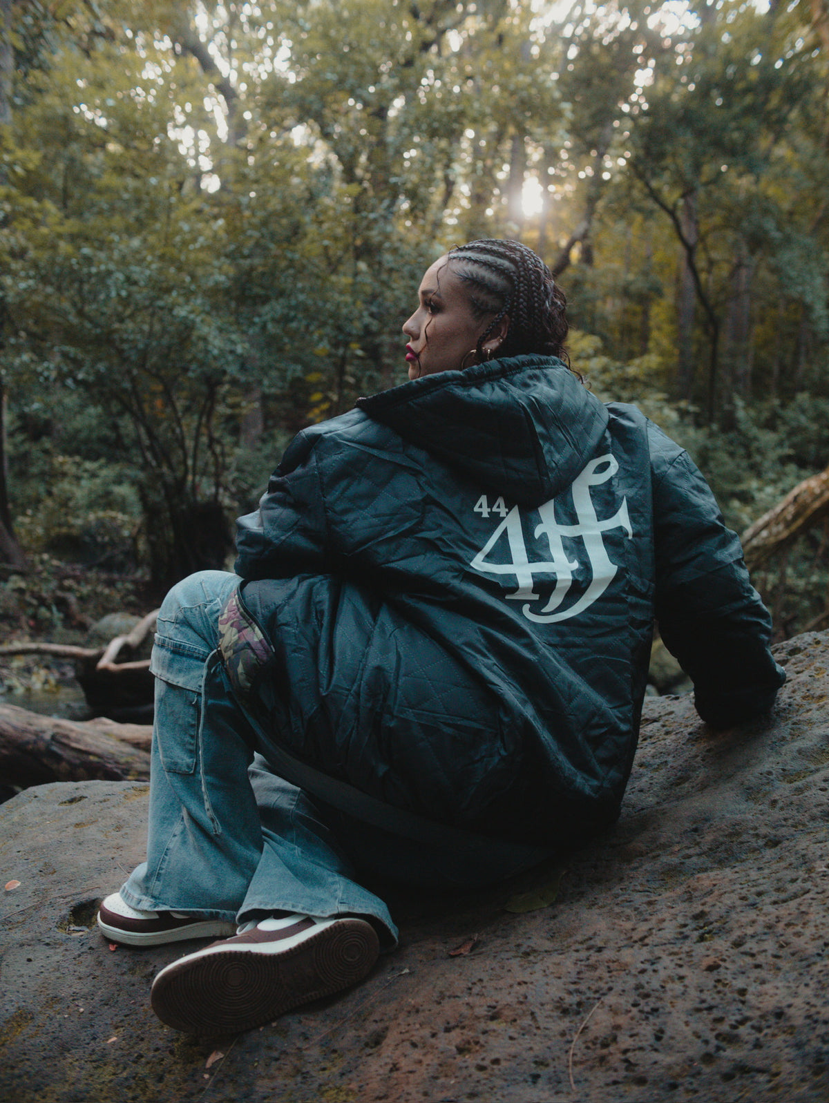 Pain To Purpose Quilted Utility Reversible Jacket